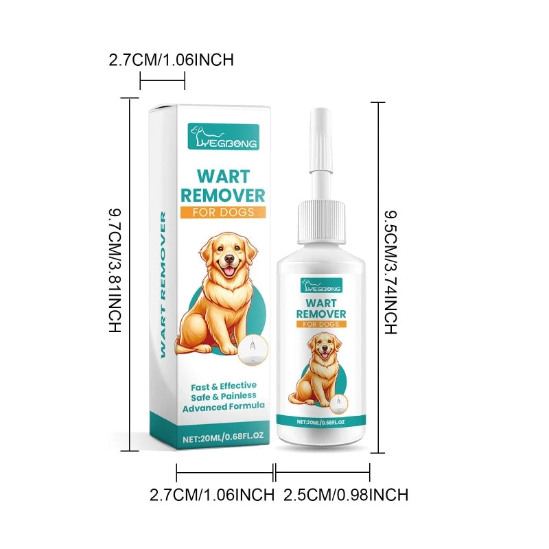 100ml Pet Skin Liquid Gentle and NonIrritating Dog Warts Removal for Daily Use All Dog Breeds Skin Soothing Supply